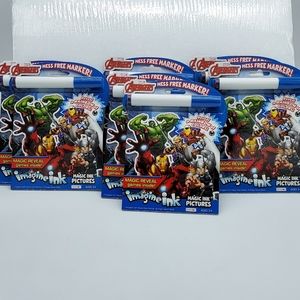 8pc Avengers Mess Free Magic Ink Magic Picture Pads